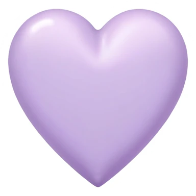 pastel lilac heart sticker