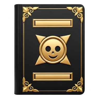 black magic book sticker