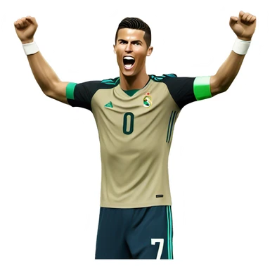 cristiano ronaldo celebration sticker