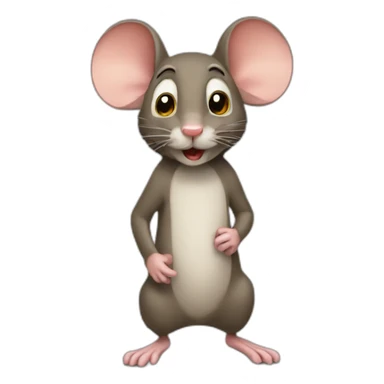 mouse jerry sticker