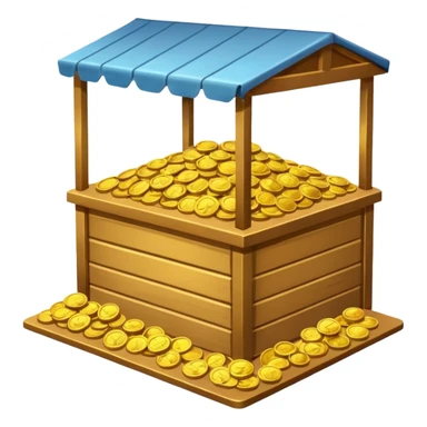Stalls with Coins  sticker