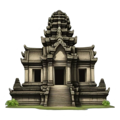 Angkor temple sticker