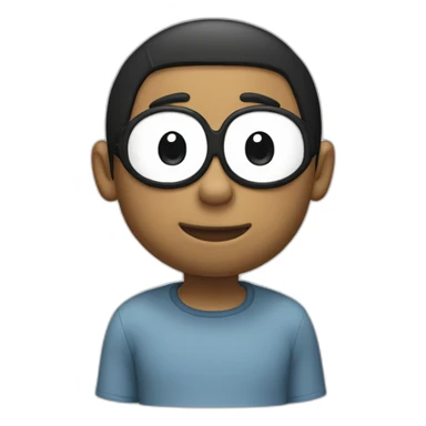 Black Doraemon sticker