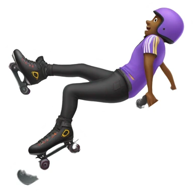 Rollerblader on a ramp sticker