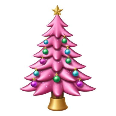 Pink Girly Christmas sticker