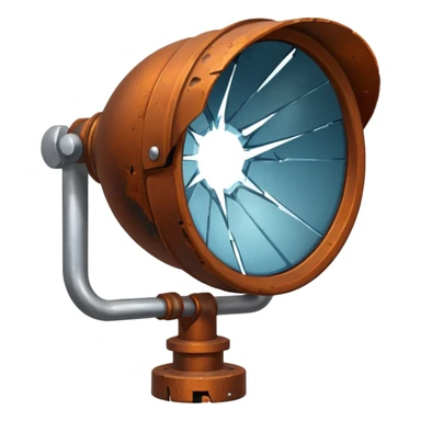 patlayan spot ışığı sticker