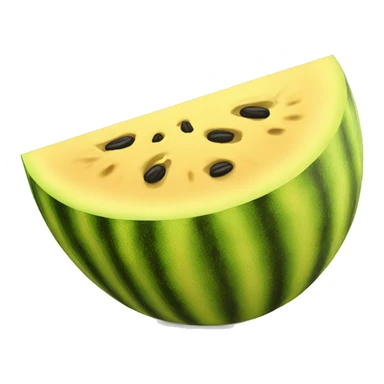 Yellow watermelon  sticker