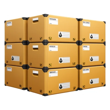 parcel warehouse sticker