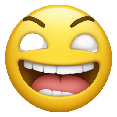 yellow emoji biting lip sticker