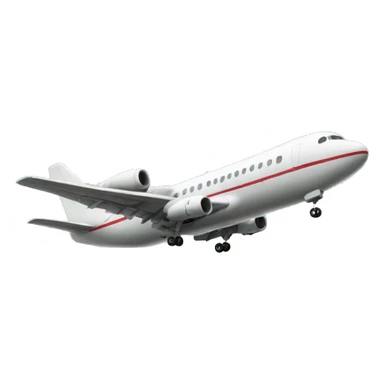 plane landing sticker
