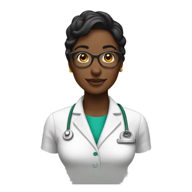 nutricionista mulher negra sticker