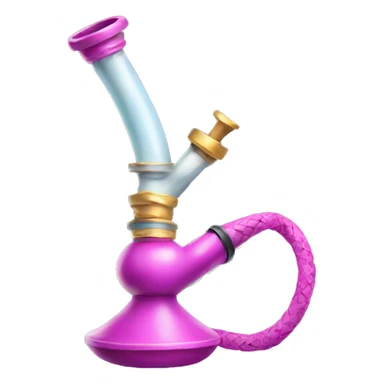 Hookah with smoke but girly  sticker