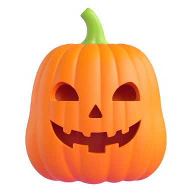 sweet pumpkin fruit, no face, no jack-o-lantern sticker