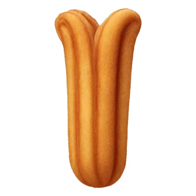 Churro with a chocolate tip sticker