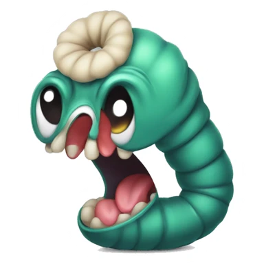 Burp the worm sticker