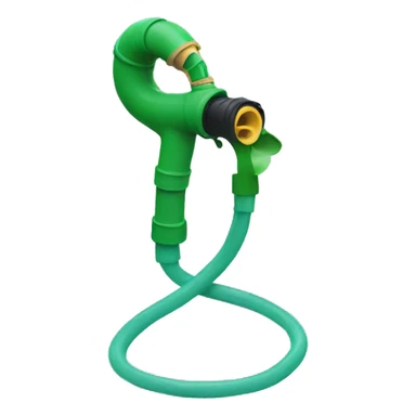 foot on garden hose sticker