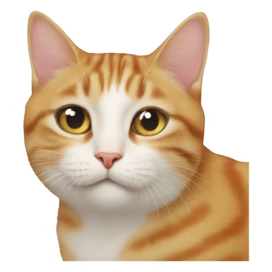 cat kissing me sticker