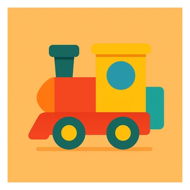 flat design style toy sticker