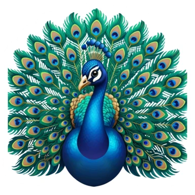 Peacock sticker