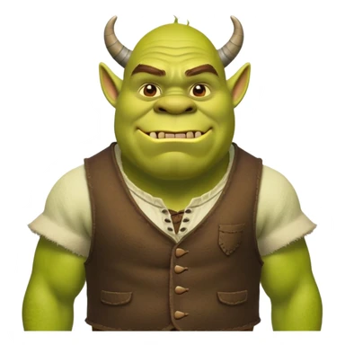 Shrek ogre sticker