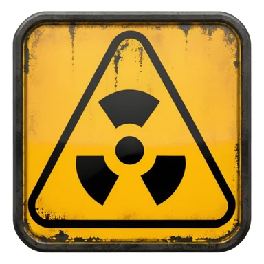 sulfuric acid, hazard sign sticker