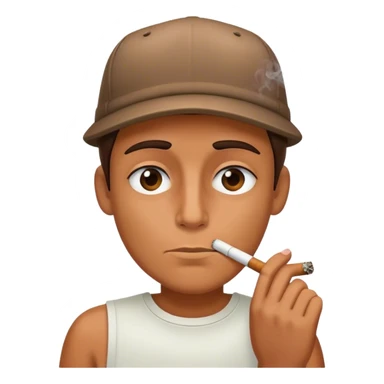 Weed smoking blunt  sticker