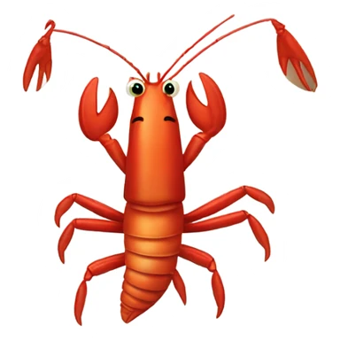 Singing crayfish sticker