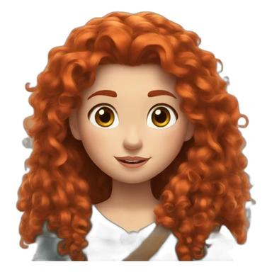 merida disney sticker