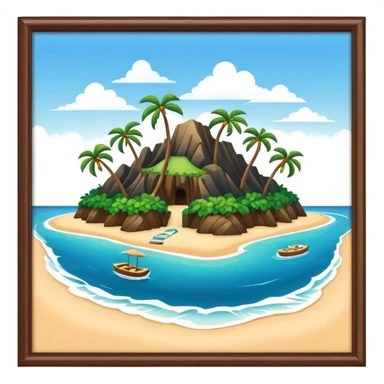 isla en hawai sticker