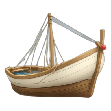 Bateau de pèche  sticker
