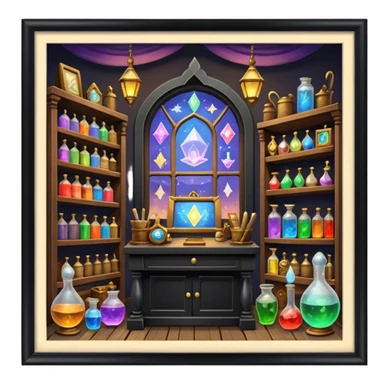 Magic Shop in Harry Potter film
 sticker