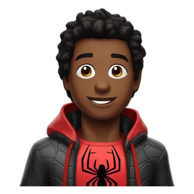 Spiderman miles morales sticker