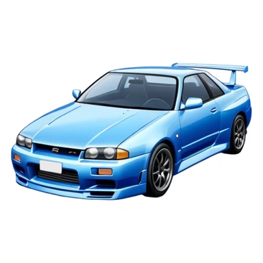 blue gtr r32 sticker