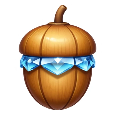 Chrystal acorn sticker