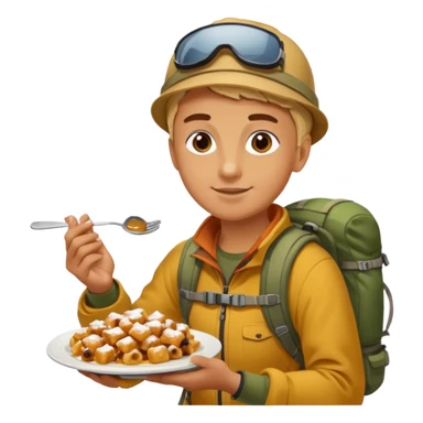 Typische Österreich Emojis, Murmeltier, Kaiserschmarrn, Wandern sticker