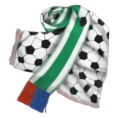 soccer politic scarf sticker
