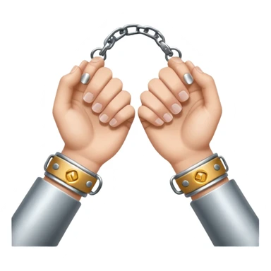 generate handcuffed hands sticker