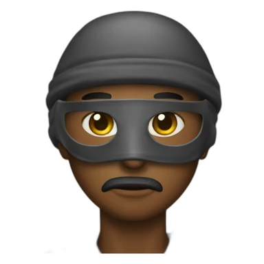 Bank robber emoji sticker
