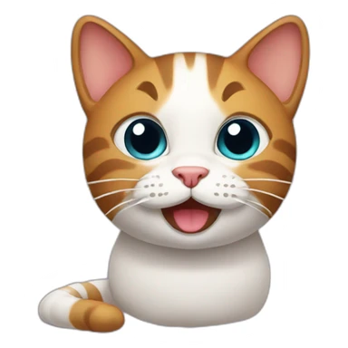 cat that poop sticker