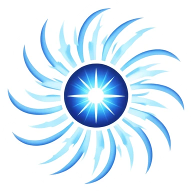 blue shockwave sticker