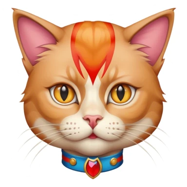 bowie cat sticker