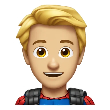 spiderman kostümlü batmn sticker