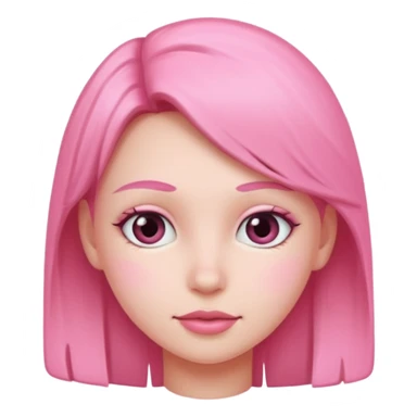 full pink girl sticker