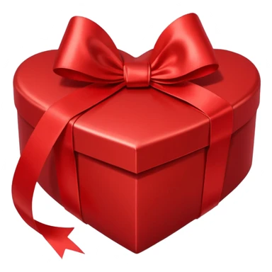 heart shaped box present sticker