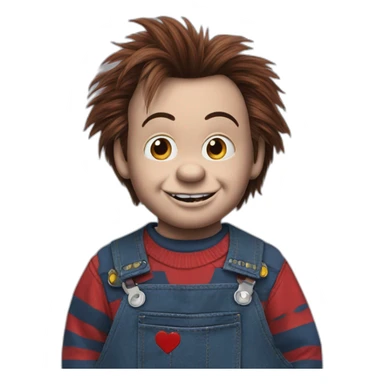 Chucky as mickey mouse sticker