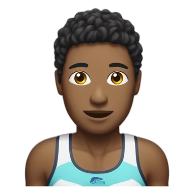 professional swimmer missing legs sticker