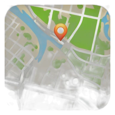 Emoji with maps and plans sticker