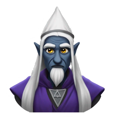 Gromph baenre drow wizard grumpy sticker