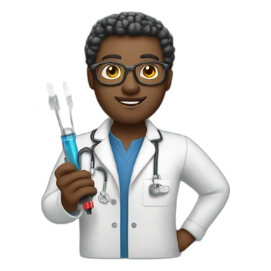 black computer scientist with screwdrivers sticker