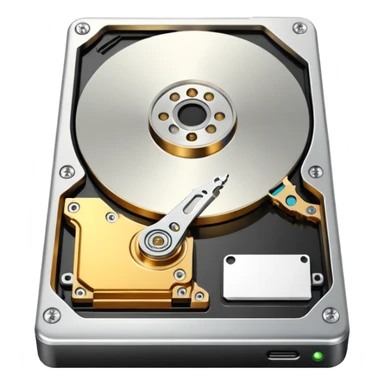 low storage on hard drive sticker